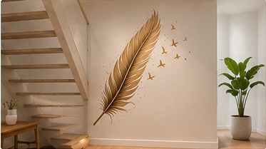 Small wall art detail