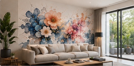 Small colourful wall artwork