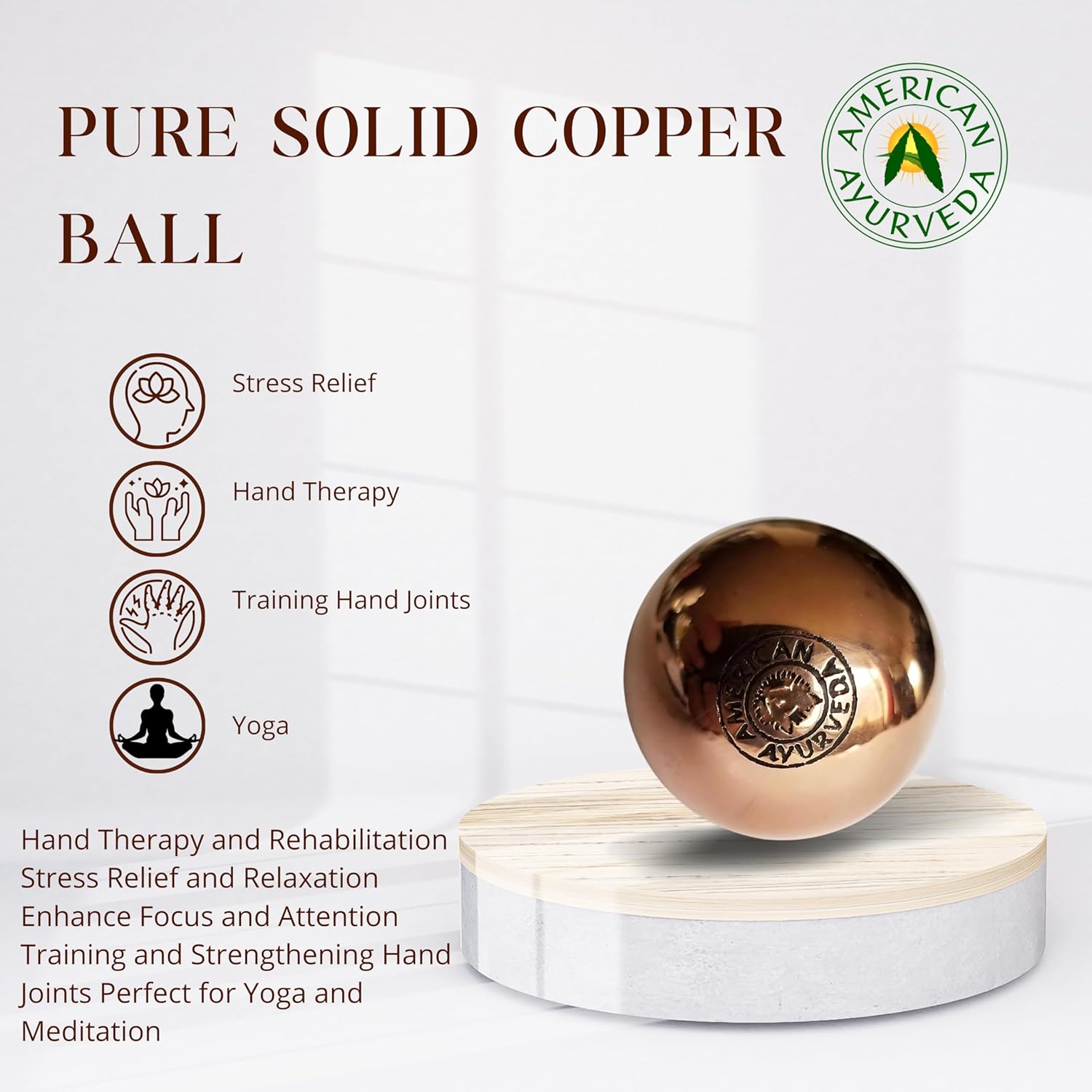 Compact weighted grounding ball