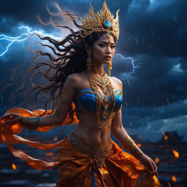 Apsara storm muse artwork